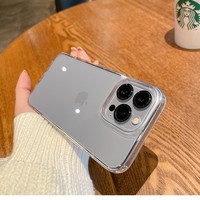 Luksusowe przezroczyste miękkie akrylowe etui na telefony dla iPhone 13 12 11 Pro Max XS X XR SE 2020 7 8 Plus Mini odporna na wstrząsy osłona ochronna 3